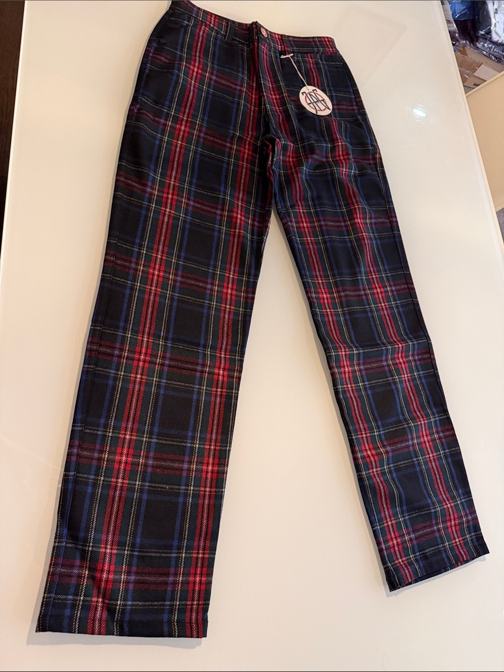 Jean Paul Gaultier tartan pants - size L